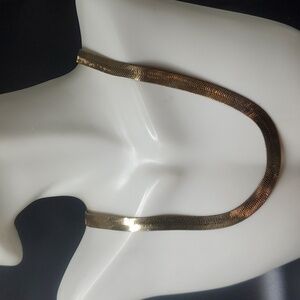 N3413 hip hop herringbone chain necklace